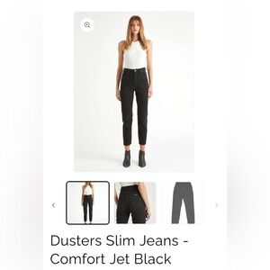 ROLLA'S Dusters Charcoal Denim Jeans